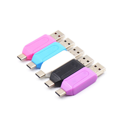 NEW Micro USB & USB 2 in 1 OTG Card Reader High-speed