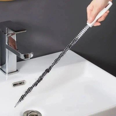 45cm Pipe Unclogger Drain Hair Cleaner Sink Cleaning Brush P