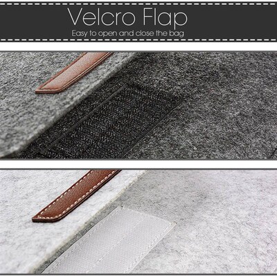 Wool Felt Laptop Bag Sleeve ver 11 12 13 15.6 Inch For Macbo