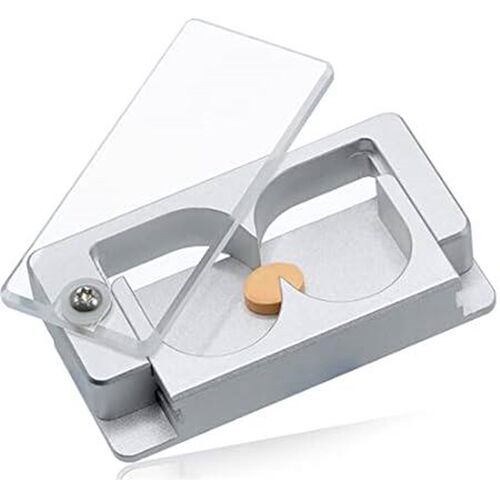EqualSplit Pill Splitter, Double Blades, Cleanly Split or