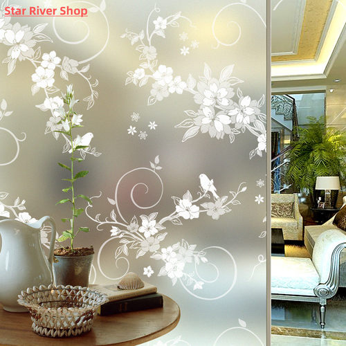 3D Matte Window Film Privacy Stained Glass Vinyl Self Adhesi