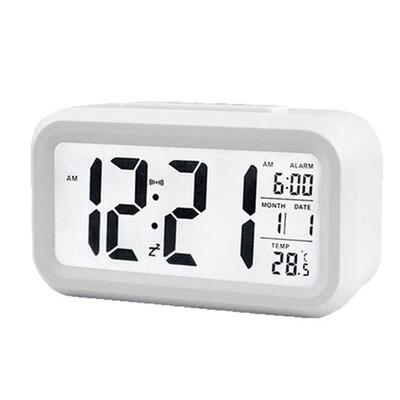 LED Digital Alarm Clock Large Display with Calendar for Home