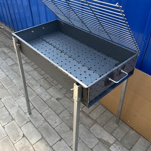 加厚满焊烧烤炉烤大油边炉子商用烤鱼炉子木炭老式 烧烤炉支持订做