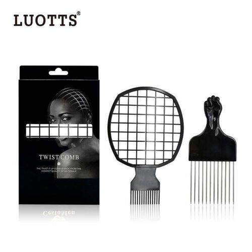 Afro Women men Twist up Comb Curly Hair Dirty Braid Comb