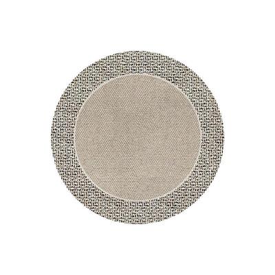 Round modern carpet living room sofa coffee table blanket