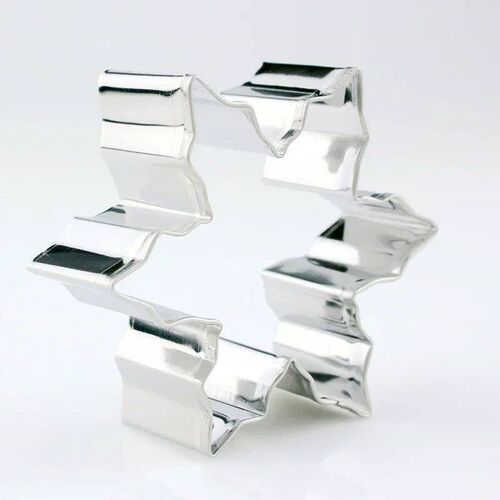 6pcs/set Christmas Cookie Cutter Mold 3D Stainless Steel Bis