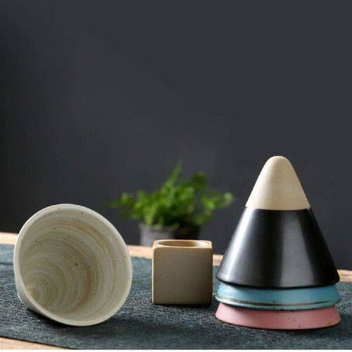 Japanese Rough Pottery Tea Cup with Safe Material Easy to
