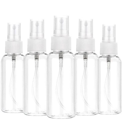 3/5/10pcs Refillable 10ml 30ml 50ml 60ml 100ml Clear PET Pla