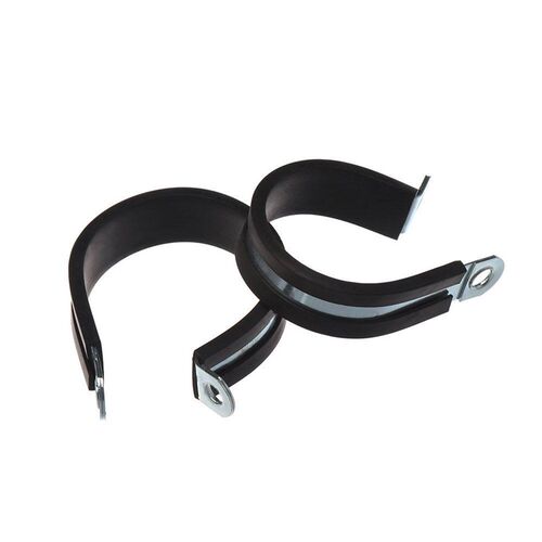 10Pcs Wiring Hose Clamp Rubber Lined P Clips Pipe Cable Moun
