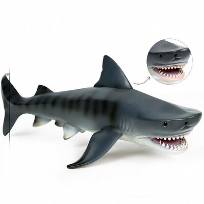 Simulation Marine Life Animal Model Toy Megalodon Whale