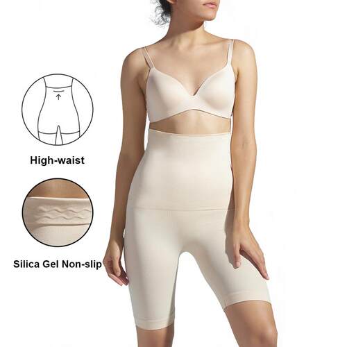 SH-0009 High Waist Invisable Silicone Non-slip Shaper Shorts