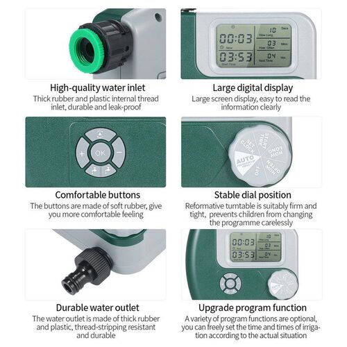 Water Timer Garden Sprinkler Automatic Watering Sprinkler Sy