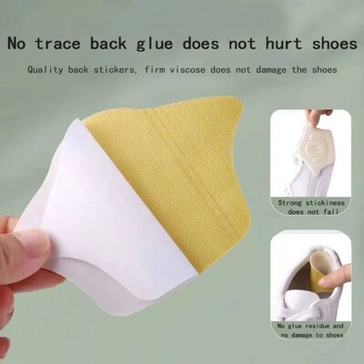 1pair Shoe Pads Anti Wear Heel Insoles Patch Unisex Cushion