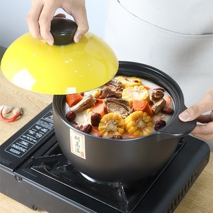 电磁炉专用砂锅耐高温炖锅家用煲汤明火燃两用瓦罐陶瓷煲沙锅