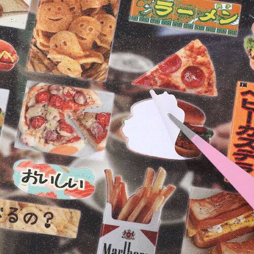 Mr. Paper,Japanese cuisine themed baking dessert stickers,sc