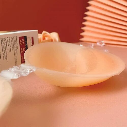 硅胶乳贴文胸隐形聚拢婚纱胸贴 Invisible silicone nipple bra