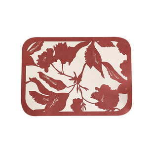 桌垫隔热垫装盘子垫碗垫杯垫子红色喜庆结婚杯垫防烫吸水餐垫