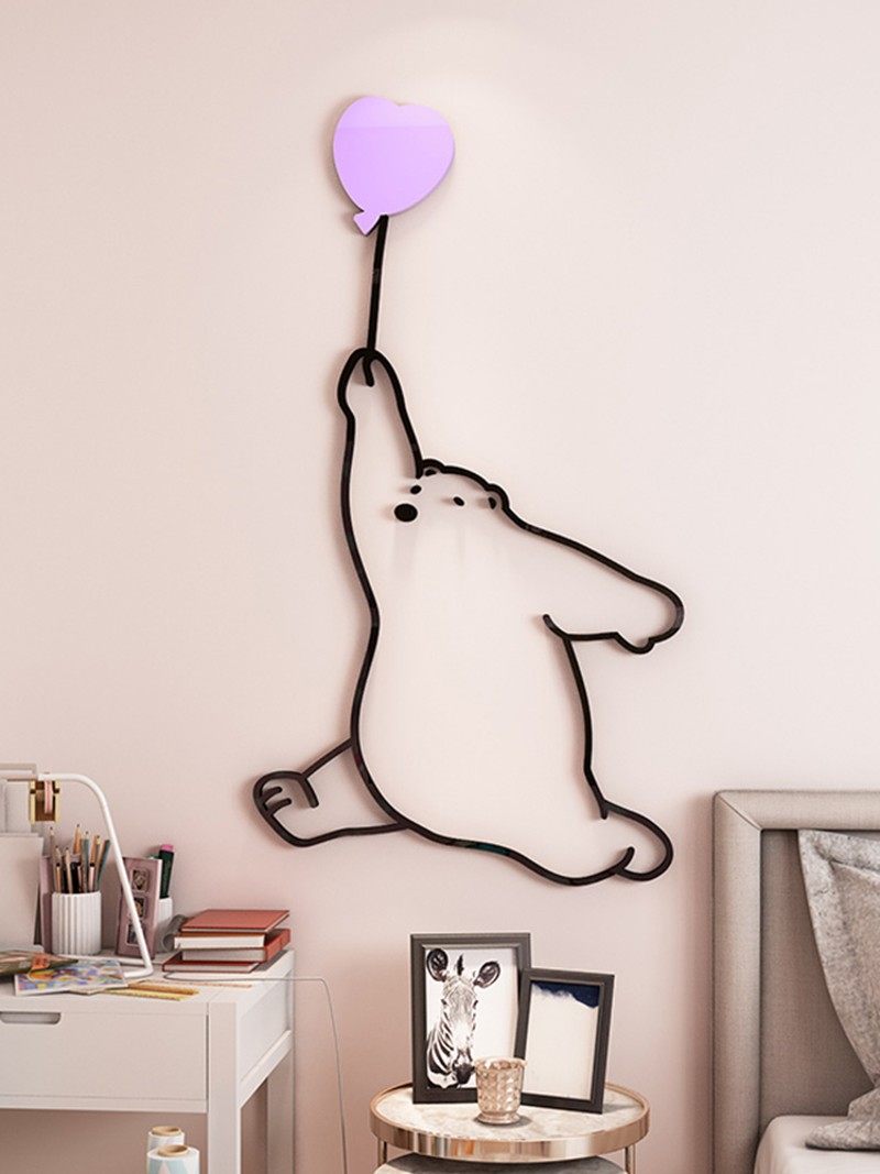 卡通墙贴3d立体儿童房间墙面装饰墙上布置女孩卧室床头贴画贴纸自,家居饰品,软装墙贴,淘宝优惠券,粉丝福利购,淘宝优惠卷