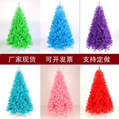 圣诞树PVC豪华加密套餐 1.5m1.8mChristmas tree金银红蓝紫白粉色