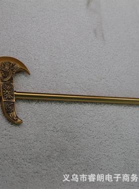 黄铜龙斧桌面摆件纯铜大斧头客厅摆件送礼工艺品办公室桌面装饰