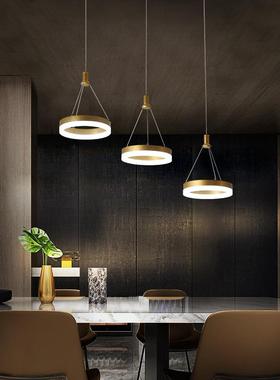 北欧餐厅吊灯创意现代简约三头餐厅灯具艺术吧台个性饭厅餐桌灯饰