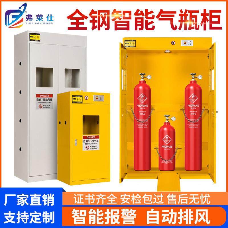 实验室智能全钢气瓶柜带报警钢瓶柜乙炔氢气气体安全柜防爆气瓶柜,商业/办公家具,办公储物柜,淘宝优惠券,粉丝福利购,淘宝优惠卷