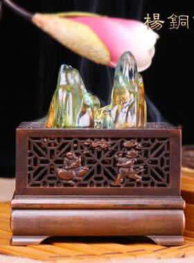 杨铜记 铜祥云香炉家用沉香檀香炉香薰盘香线香炉