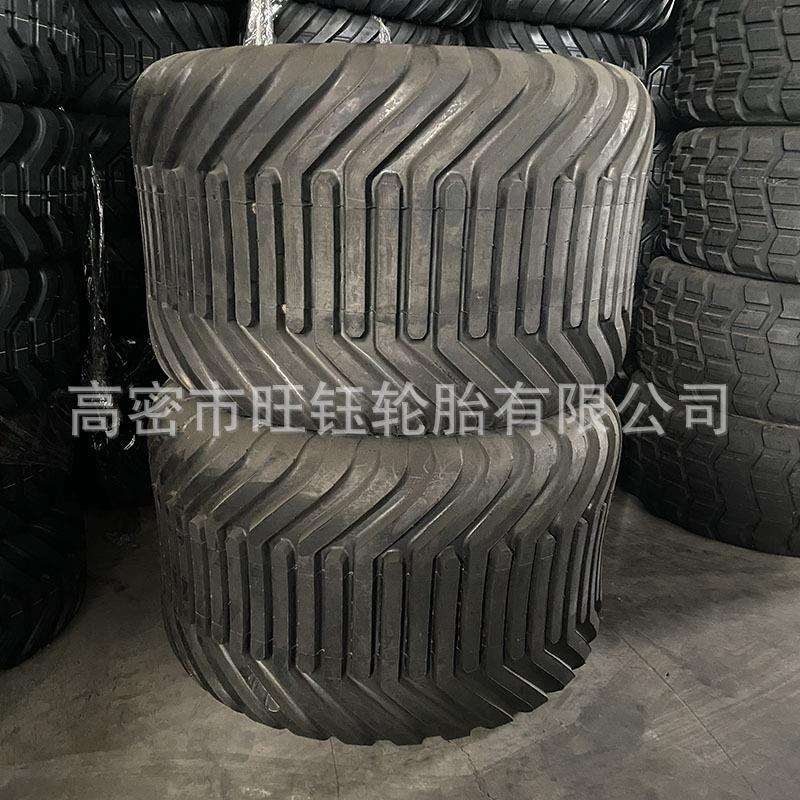 天力农用拖车运梁车800/45-26.5轮胎 人字林业宽基真空拖斗车轮胎