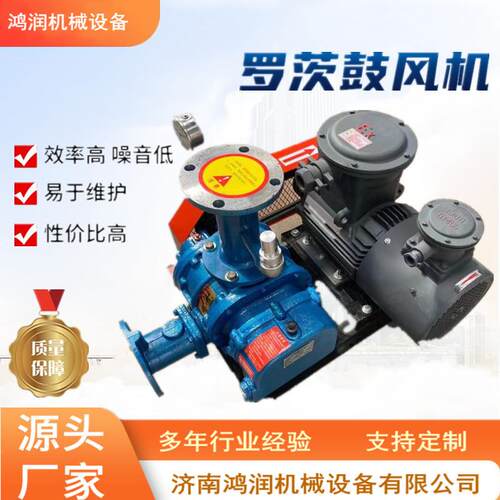浙江三叶罗茨鼓风机 章丘风机厂家 SR300-55KW污水曝气高压风机