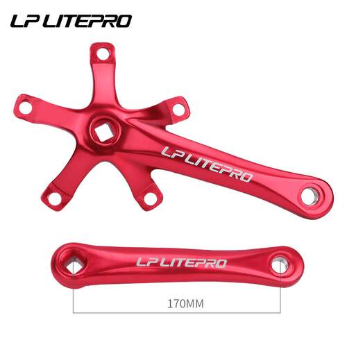 LP litepro折叠车牙盘 小轮折叠自行车盘片130BCD单盘 方孔曲柄