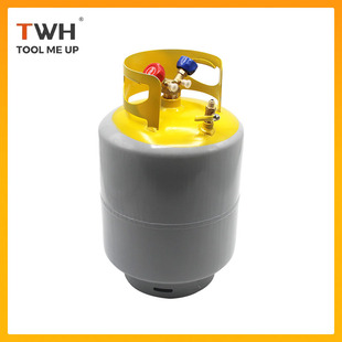 R32 R410A回收制冷剂钢瓶（空瓶）30磅 50磅 50kg，带安全阀 冷媒