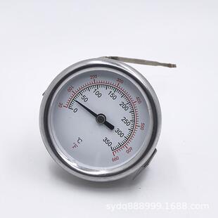 披萨炉烤箱毛细管温度表窑炉温度计350度 全不锈钢 耐高温