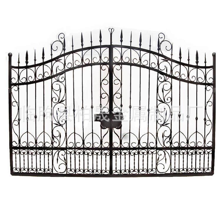 豪华别墅铁艺大门庭院大门防盗锻打欧式铁艺大门订 做防盗平开门,全屋定制,阳台门,淘宝优惠券,粉丝福利购,淘宝优惠卷