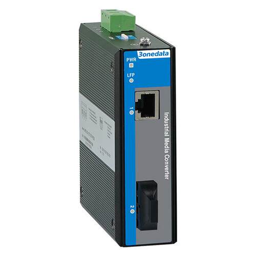 3onedata IMC100-1T1F(SSC20KM1310NM)-P220 三旺 1路光转1路电