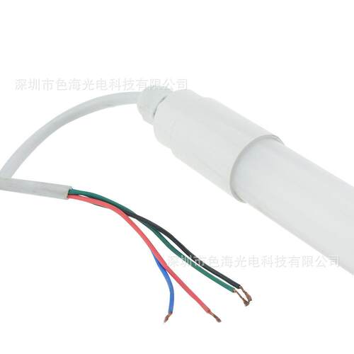 LED全彩RGB防水灯管 DM512控制 可编程t8灯管 户外艺术装饰灯管