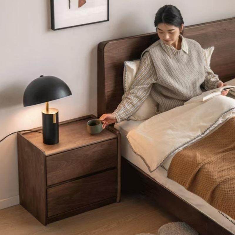实木床头柜意式轻奢收纳柜卧室床头小柜子现代简约家用两抽储物柜,鲜花速递/花卉仿真/绿植园艺,割草机/草坪机,淘宝优惠券,粉丝福利购,淘宝优惠卷