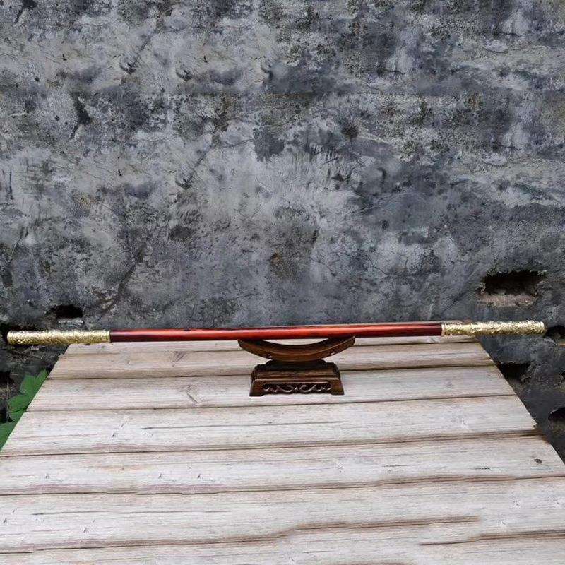 赞比亚小叶紫檀实木如意金箍棒血檀金箍棒居家办公摆件木质工艺品