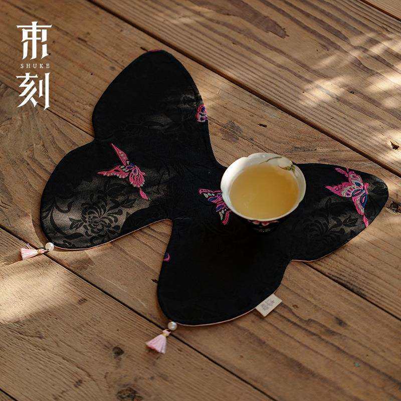 束刻新中式织锦创意蝴蝶茶席轻奢茶台干泡席茶具零配桌布防水茶垫,鲜花速递/花卉仿真/绿植园艺,割草机/草坪机,淘宝优惠券,粉丝福利购,淘宝优惠卷