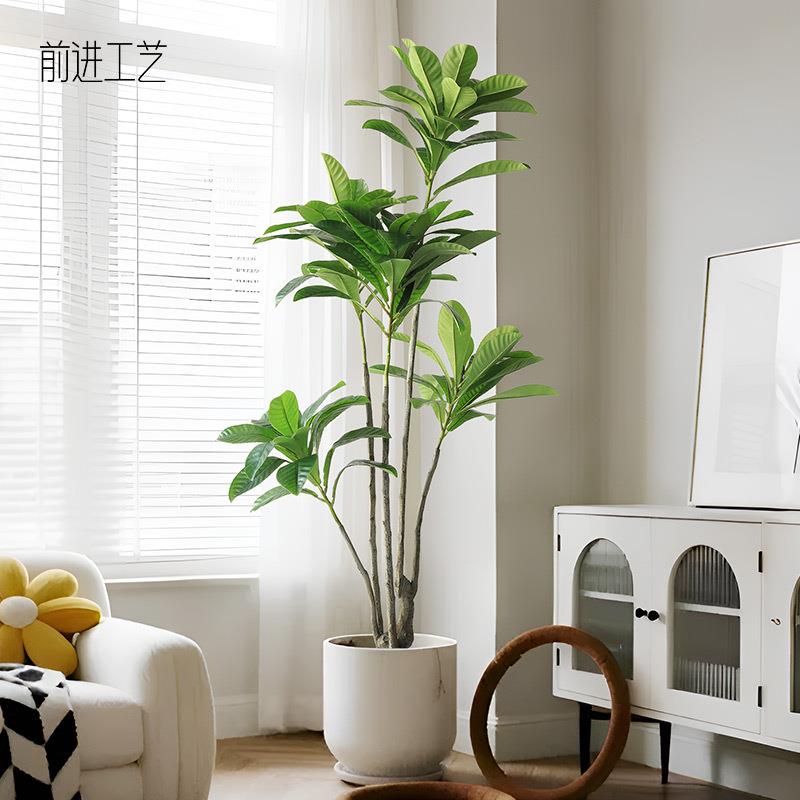 大型仿真绿植枇杷树高端轻奢仿生假植物室内客厅落地盆栽装饰摆件