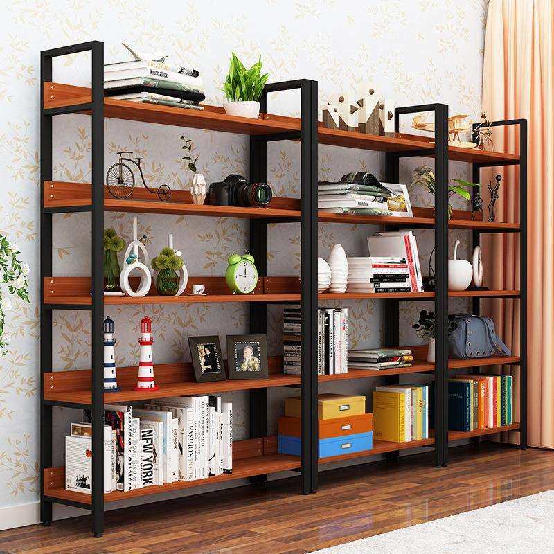 钢木书架置物架简易铁艺货架整理多层客厅架展示架子落地组合书柜,鲜花速递/花卉仿真/绿植园艺,割草机/草坪机,淘宝优惠券,粉丝福利购,淘宝优惠卷