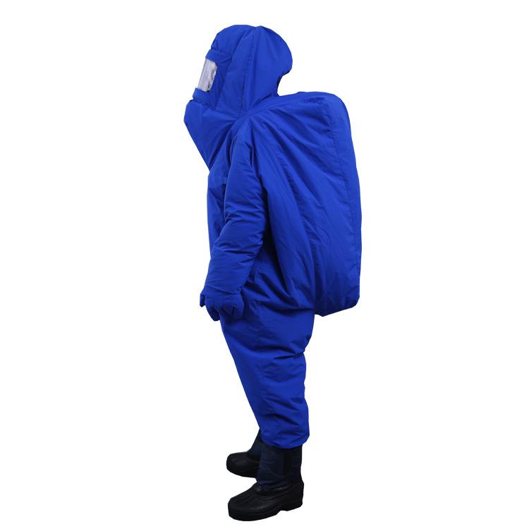 供应重庆地区低温液氮服 背囊式防低温液氮服LNG防护服冷库防寒服