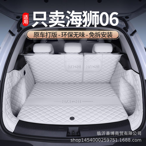 适用比亚迪海狮06EV后备箱垫全包围海狮06dmi专用装饰配件尾箱垫