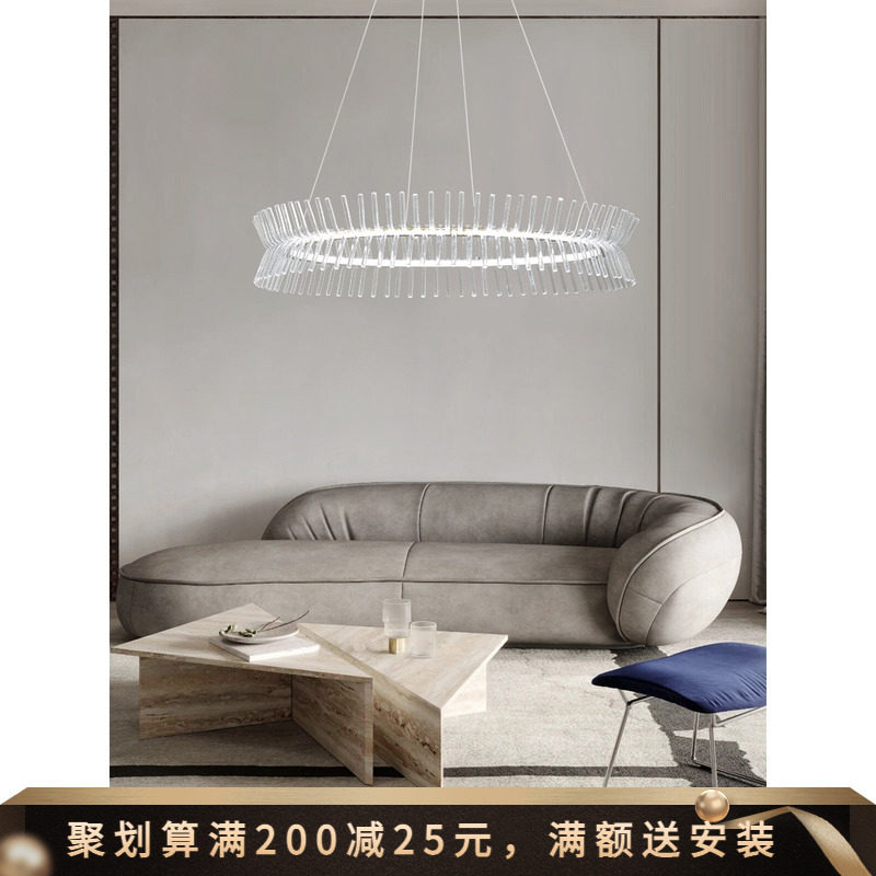 中山工厂展厅轻奢客厅吊灯现