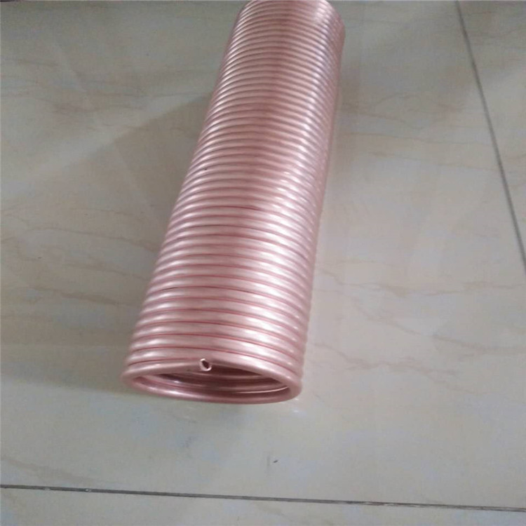 冷却机器液压油用螺旋紫铜管加工 10*1 10*1.5mm软态铜管加工