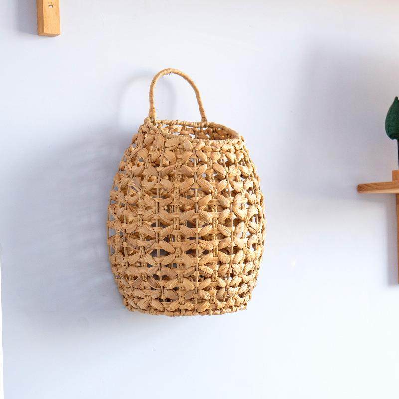 纸绳编壁挂篮厨房姜蒜置物篮挂墙收纳筐手工编织插花装饰墙壁收纳,鲜花速递/花卉仿真/绿植园艺,割草机/草坪机,淘宝优惠券,粉丝福利购,淘宝优惠卷