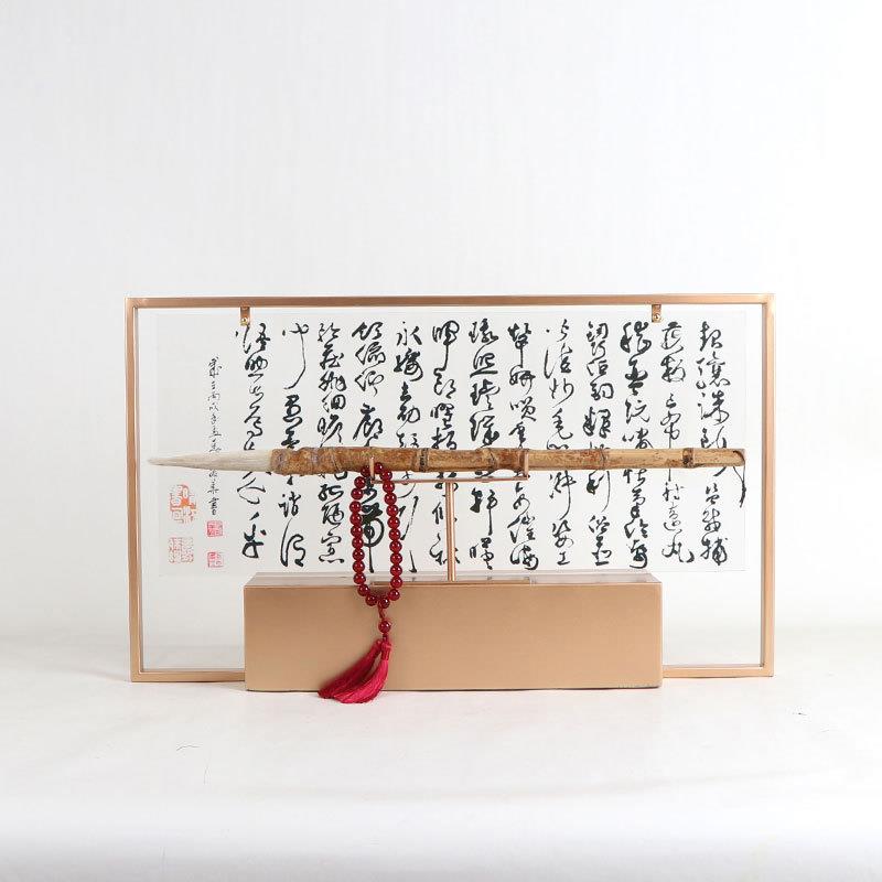 新中式家居摆设样板房间软装饰品高端客厅酒柜玄关展厅博古架摆件