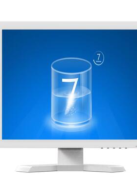 17寸白色监视器HDMI高清液晶显示器AV视频显示器BNC安防监视器