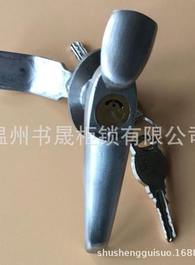 MS308-3不锈钢门锁 304不锈钢把手锁 不锈钢月牙锁芯执手锁柜锁