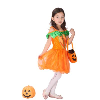 化妆舞会,万圣PARTY,舞台表演服装 G-0054清纯南瓜公主