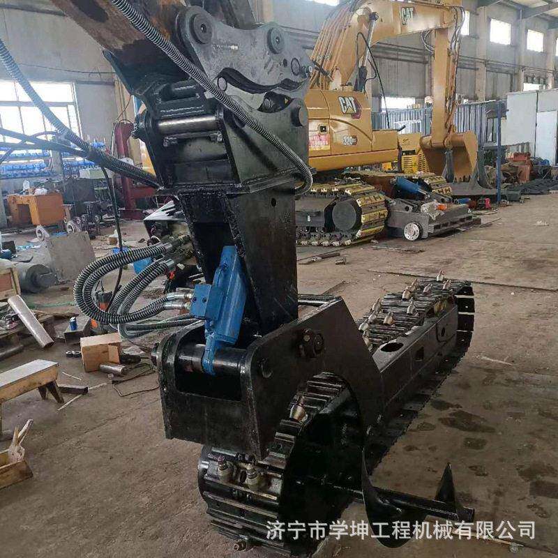 枕木机挖机改装轨道轮挖机行走系统铁路铁装设备快速行走底盘